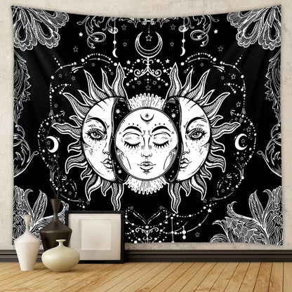 Toile murale symbolisant la lune