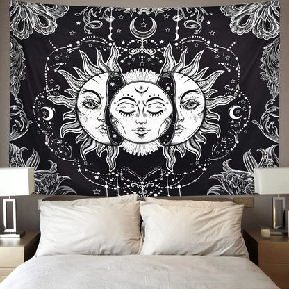 Toile murale symbolisant la lune