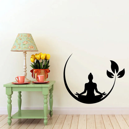 Stickers Muraux Bouddha – Imprimé Floral