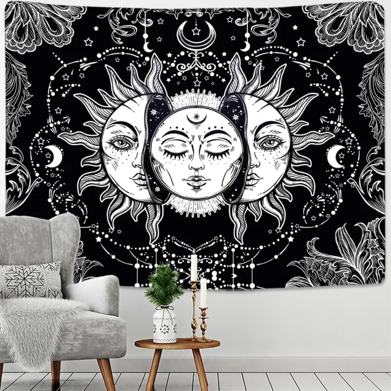 Toile murale symbolisant la lune
