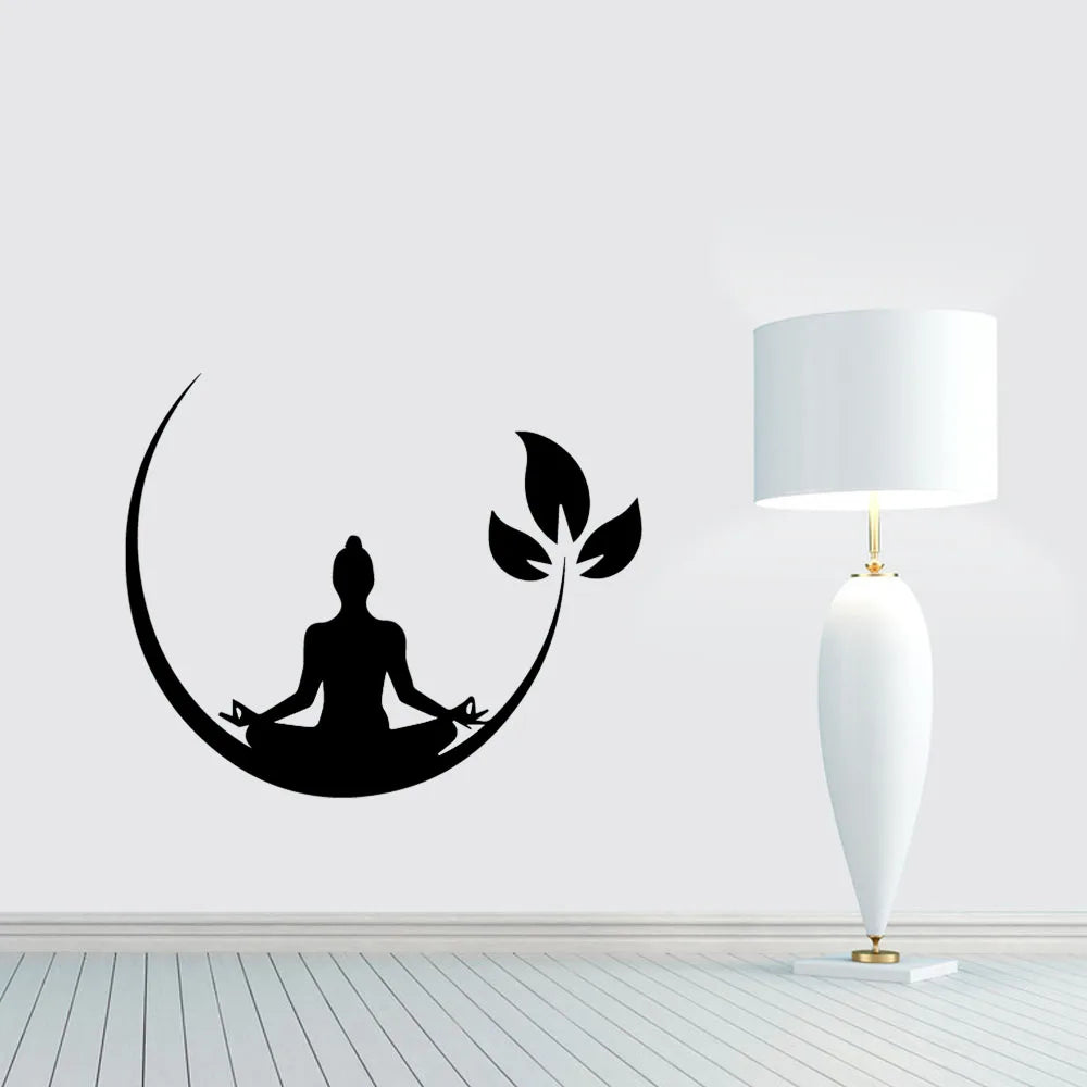 Stickers Muraux Bouddha – Imprimé Floral