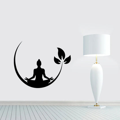 Stickers Muraux Bouddha – Imprimé Floral