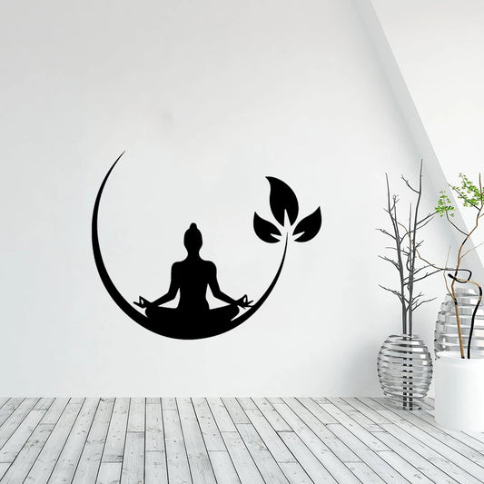 Stickers Muraux Bouddha – Imprimé Floral
